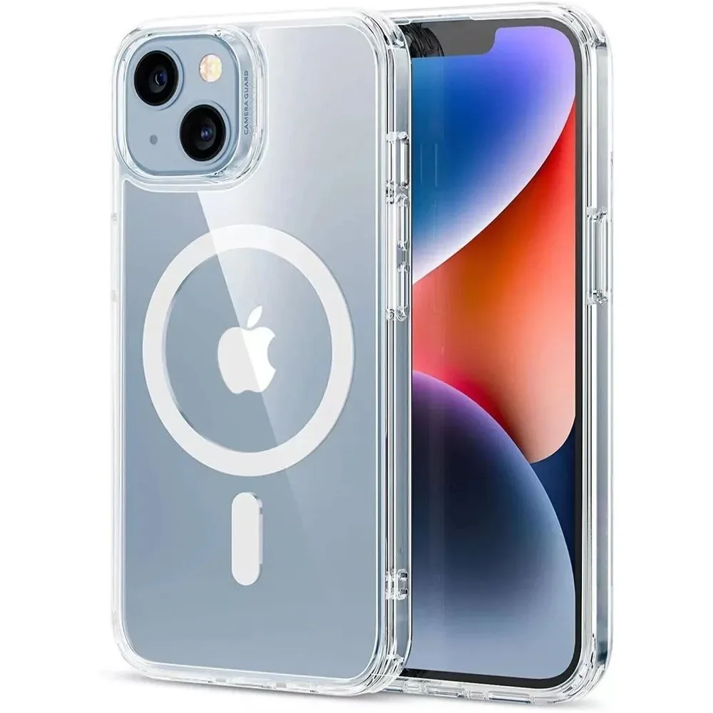 For Apple iPhone 14 Pro Max Clear Case Mag Cover